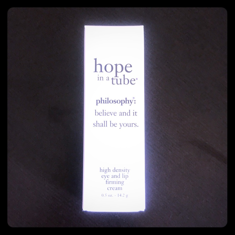NWT philosophy hope in a tube